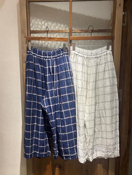 （5折）Antiquites ichi格纹阔腿裤 商品图14