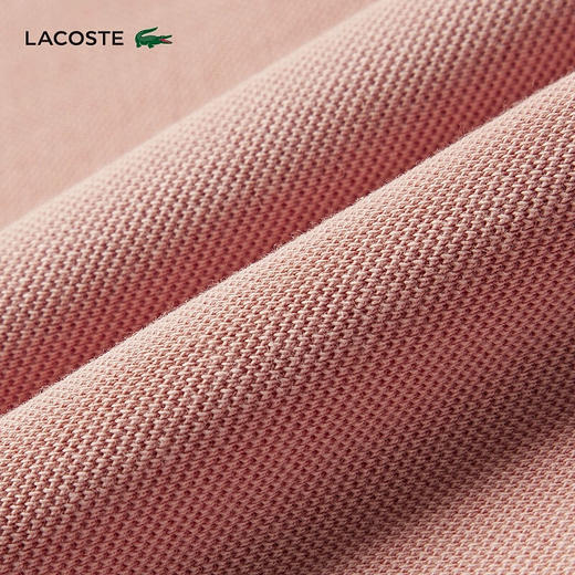 Lacoste法国鳄鱼女装新款时尚短款纯色舒适短袖POLO衫DF7185-10 商品图5