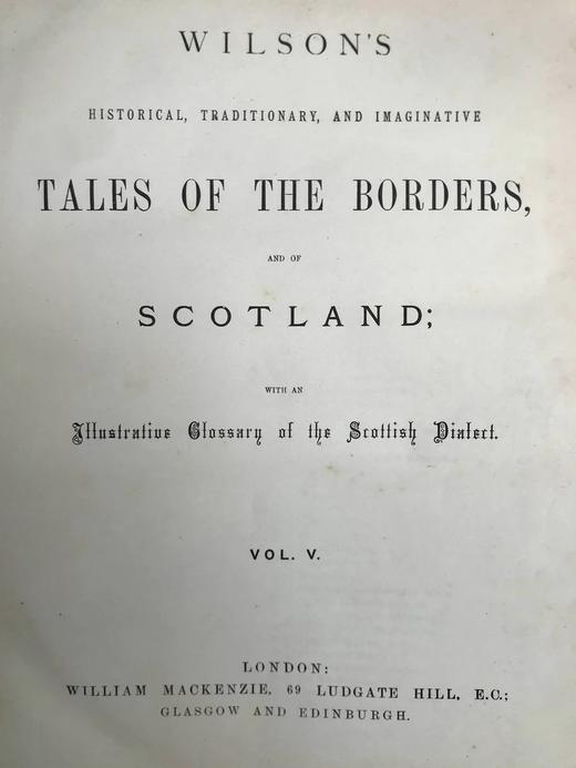 约19世纪后期 威尔逊的边境故事集（卷5） 配多幅精美插图 漆布精装大16开 商品图4