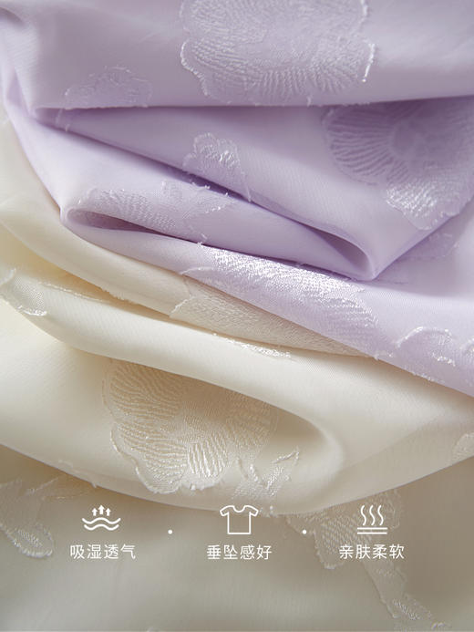 【129选3件，不退换】熙世界国风改良旗袍雪纺衬衣秋季新款新中式立领七分袖衬衫上衣 商品图4