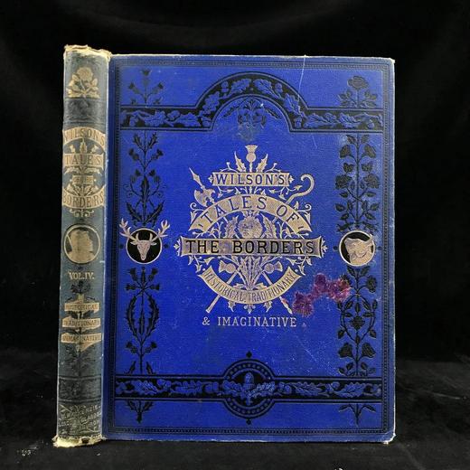约19世纪后期 威尔逊的边境故事集（卷4） 配多幅精美插图 漆布精装大16开 商品图0
