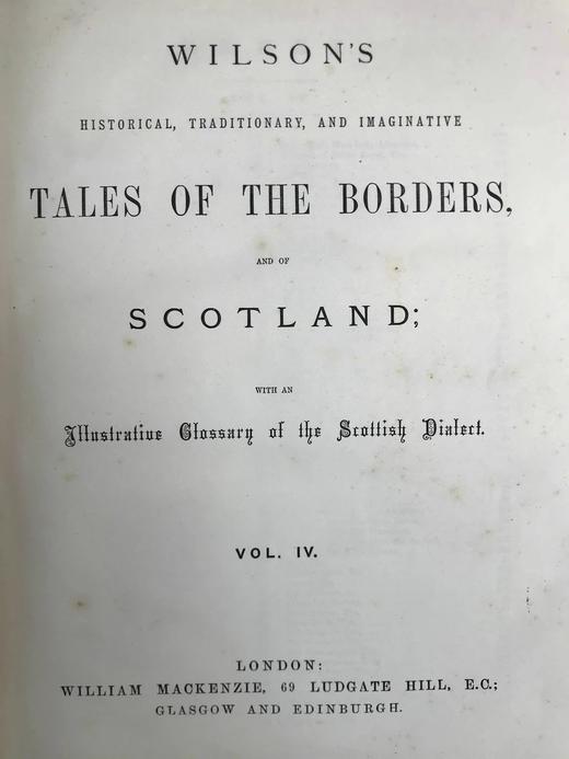 约19世纪后期 威尔逊的边境故事集（卷4） 配多幅精美插图 漆布精装大16开 商品图6