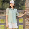 oldcolour欧珂夏季短袖衬衫女法式气质高级感雪纺上衣女P25011526 商品缩略图2