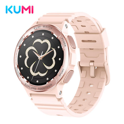 KUMI K6 智能手表女士运动心率血氧健康监测七夕情人节礼物送女友蓝牙电话NFC防水学生腕表 商品图0