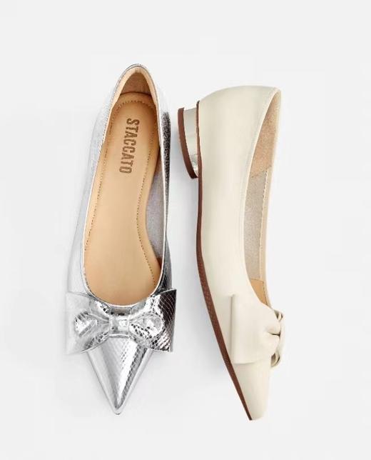 思加图STACCATO幻仙履 白月光 蝴蝶单鞋   9A934 商品图0