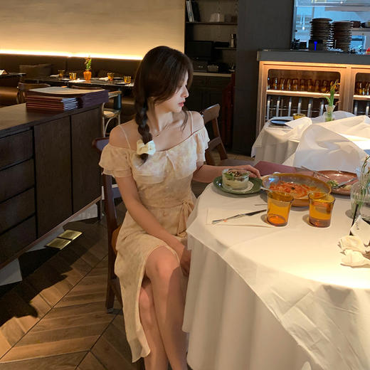 金蘑菇菇 温室精灵 人间四月天 小个子轻奢裙子 商品图5