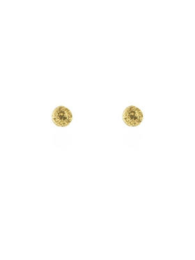 momoko｜6.5mm Mini Full Moon Disc Studs [耳钉 2色可选]