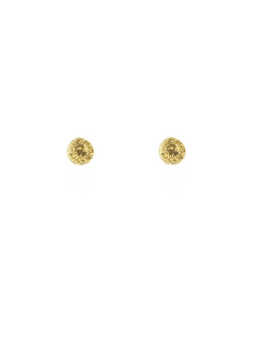 momoko｜6.5mm Mini Full Moon Disc Studs [耳钉 2色可选] 商品图0