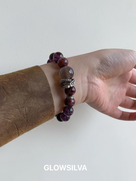 「九紫离火」新中式原创设计款满矿高品质紫钛幽灵 商品图3