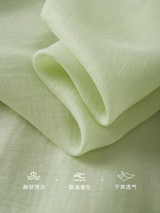 【五折购】熙世界莱赛尔天丝国风衬衫2025秋夏新款重工刺绣新中式衬衣上衣 商品图4