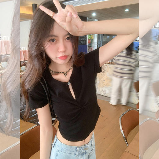 【99元任选2件】微信粉丝秒杀专场 仅此今天 活动结束下架  【纯欲在线】四色短袖T恤 商品图2