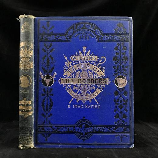 约19世纪后期 威尔逊的边境故事集（卷5） 配多幅精美插图 漆布精装大16开 商品图0