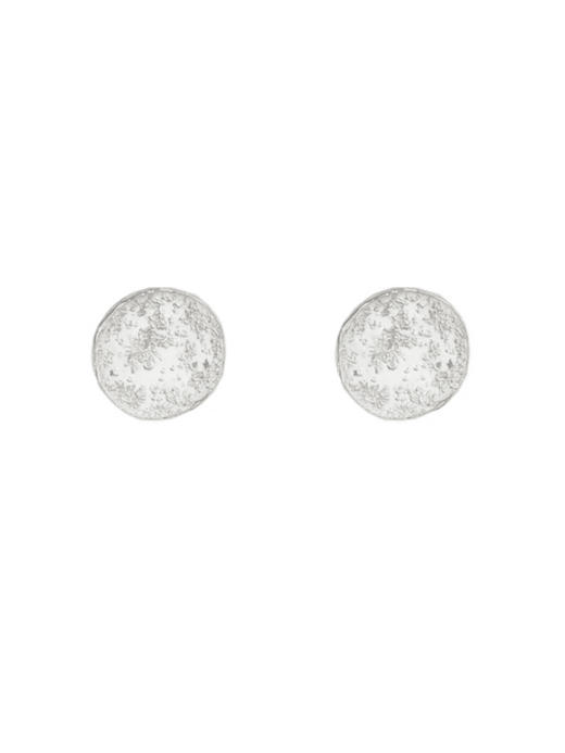momoko｜12mm Moon Disc Studs [ 耳钉 5色可选 ] 商品图3