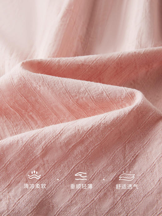 【五折购】熙世界方领连衣裙女夏2025新款蕾丝花边气质收腰纯棉裙子高级感 商品图2