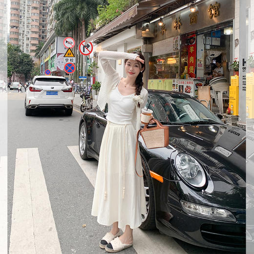 <曾小咸推荐> 【薄荷曼波】腰绳半身裙 商品图3