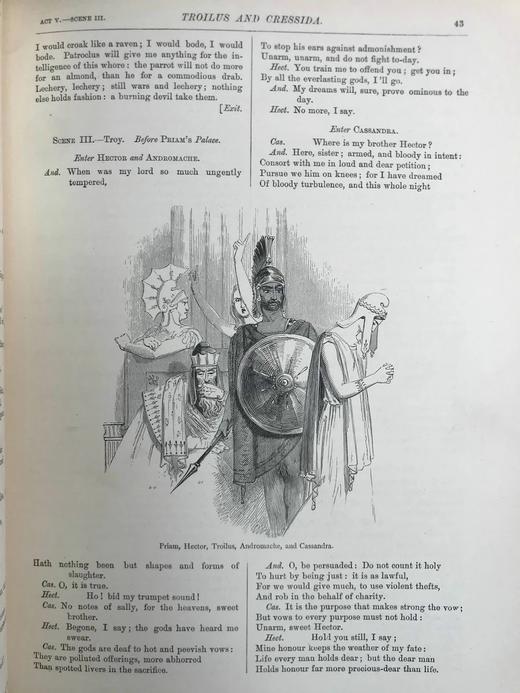 约19世纪后期 莎士比亚作品集（卷2，奥赛罗、辛白林等） 肯尼·梅多斯版画插图 漆布精装大16开 商品图14