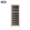 HCK哈士奇208-RA侘寂风红酒柜家用恒温恒湿茶叶嵌入式客厅超薄冰吧冰箱 商品缩略图3