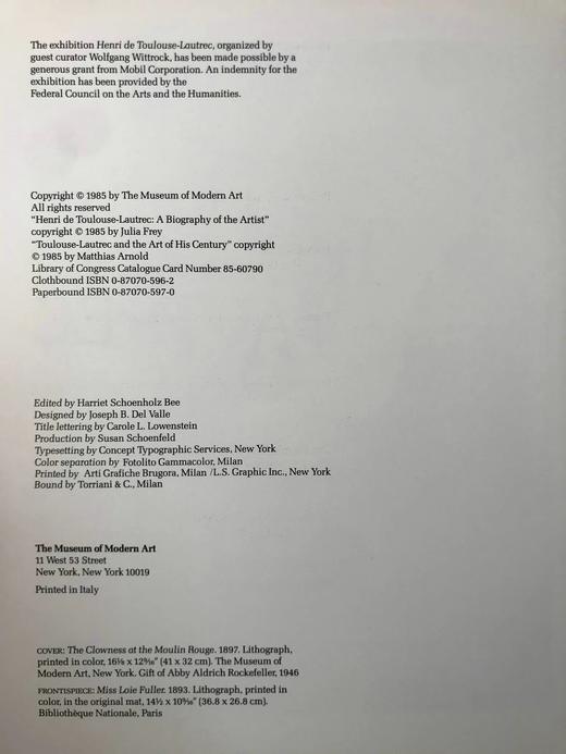 图卢兹-罗特列克画集 84幅彩色207幅黑白插图 精装16开 商品图3