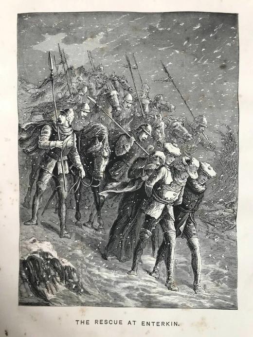 约19世纪后期 威尔逊的边境故事集（卷4） 配多幅精美插图 漆布精装大16开 商品图9