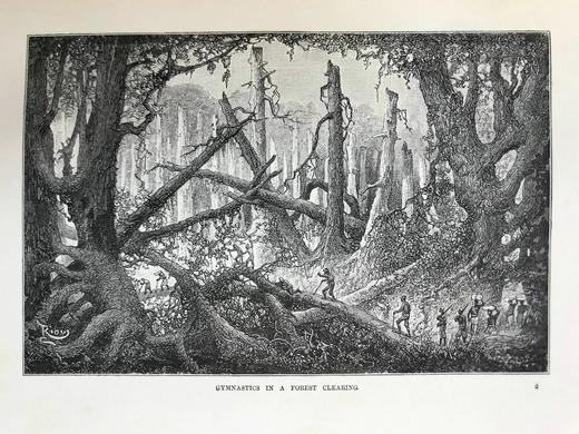 约19世纪后期 亨利·莫顿·斯坦利《最黑暗的非洲》（卷2） 数十幅插图 漆布精装16开 商品图10