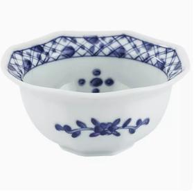蓝凛堂间取草花八角小钵（MDS8KK）