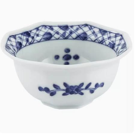 蓝凛堂间取草花八角小钵（MDS8KK） 商品图0