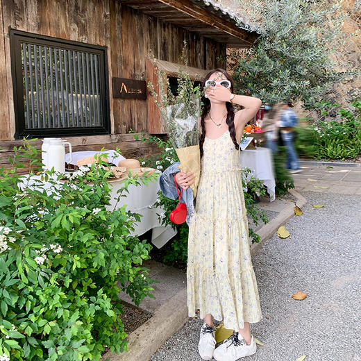 <曾小咸推荐> 黄色碎花裙 日常188.99 立降99 元 今天秒杀价89.99 ！！ 商品图2