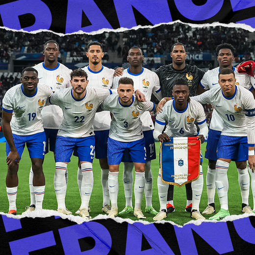 小李子NIKE耐克2024欧洲杯法国客场比赛球迷版球衣成人男FJ4273-100 商品图1