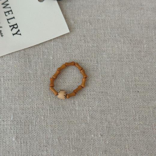 手作橄榄串珠戒指 商品图3