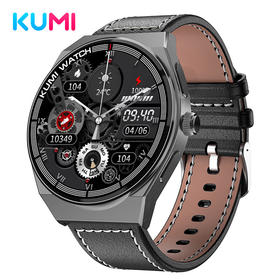 KUMI GT5 Max 智能手表男运动健康商务心率血压睡眠监测防水语音助手NFC门禁离线钱包支付 