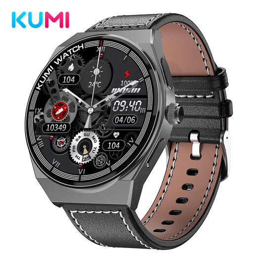 KUMI GT5 Max 智能手表男运动健康商务心率血压睡眠监测防水语音助手NFC门禁离线钱包支付  商品图0