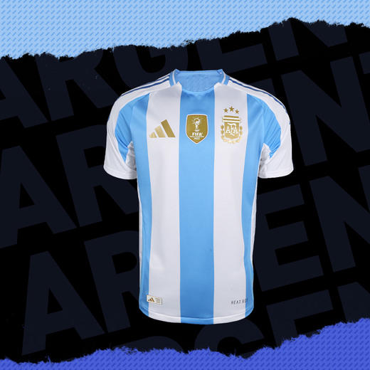 小李子ADIDAS阿迪达斯美洲杯2024阿根廷队球迷版球员版主场球衣成人男IP8388 商品图4