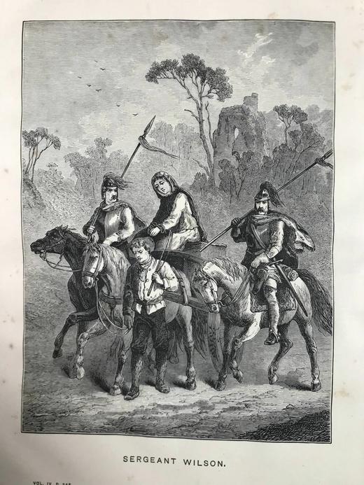 约19世纪后期 威尔逊的边境故事集（卷4） 配多幅精美插图 漆布精装大16开 商品图8