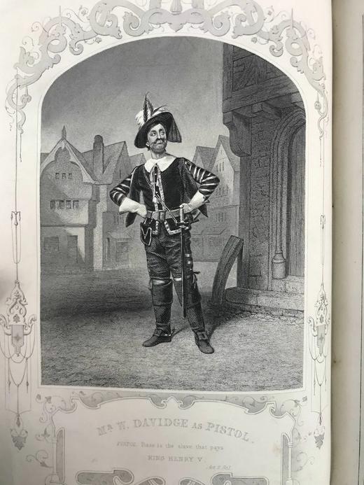 他把理查三世画成猪！约19世纪后期 莎士比亚作品集（历史剧与诗集） 肯尼·梅多斯数百幅版画插图 真皮精装16开 商品图7