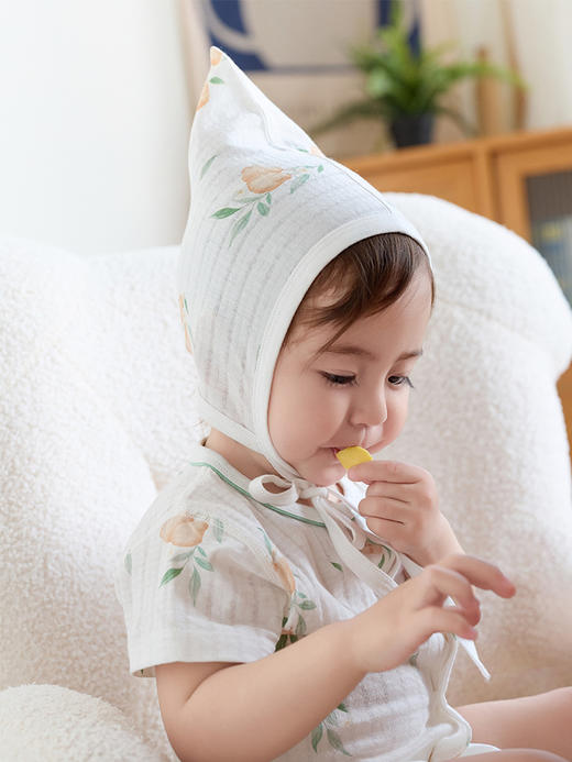 【360°肌肤自由呼吸】婴儿包屁衣短袖抗菌新生儿衣服透气男女宝宝三角哈衣薄款连体衣 商品图2