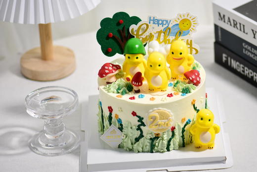 【小奶龙蛋糕】动物奶油、新鲜水果夹心、戚风蛋糕胚；小朋友喜欢的、呆萌可爱又机灵~ 商品图2