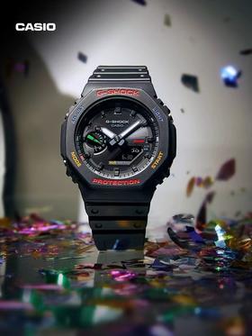 1F【卡西欧】G-SHOCK太阳能蓝牙八角B2100FC系列潮流手表
