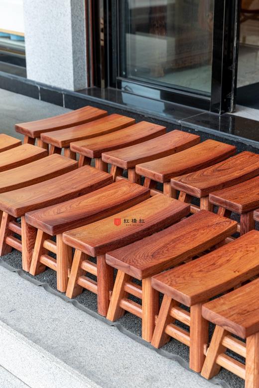 红桥红  精品 缅甸花梨（大果紫檀） 【45 弧面 小长板凳】 商品图3