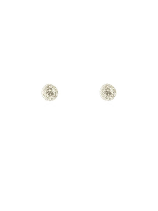 momoko｜6.5mm Mini Full Moon Disc Studs [耳钉 2色可选] 商品图1