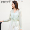 oldcolour欧珂夏季宽松气质小衫时尚雪纺衫女P25013513 商品缩略图3