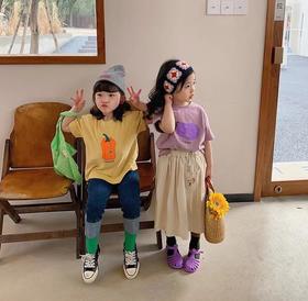 颜色优先按备注发货【3件起拍，单拍一件不发】捡漏！39.9/3件男女童纯棉短袖T恤 多色卡通印花 舒适百搭透气 时尚潮流 A类质检 90-150码