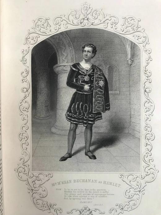 约19世纪后期 莎士比亚作品集（悲剧） 肯尼·梅多斯数百幅版画插图 真皮精装16开 商品图10