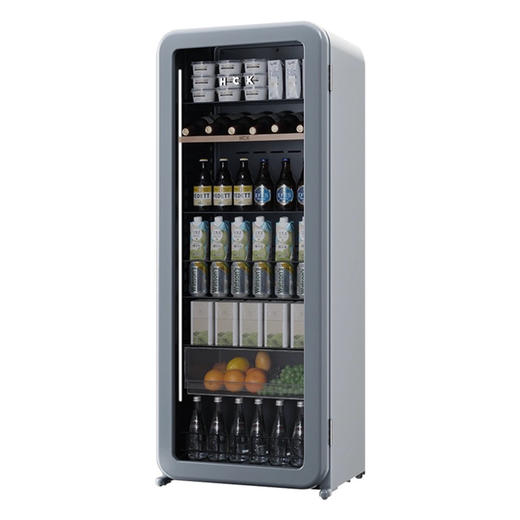 HCK哈士奇SC-208RI冰吧冷藏柜超薄嵌入家用客厅茶叶饮料冰箱 商品图4