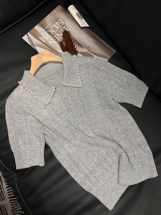 San*dro法式绵羊毛混纺针织polo 商品图8