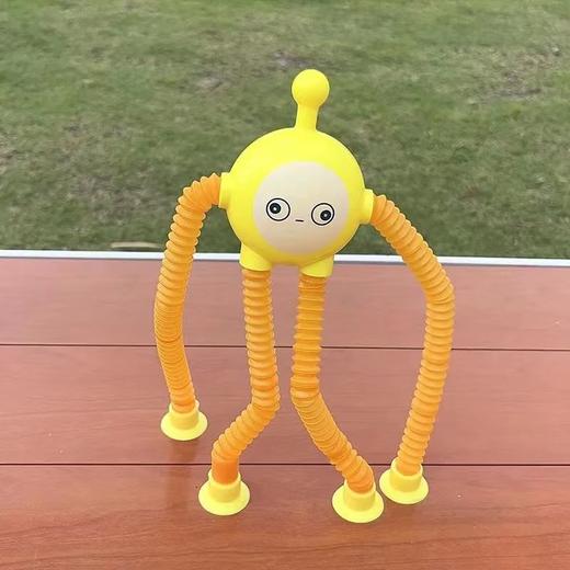 【拍一发二！百变造型随意扭】发光百变长颈鹿伸缩管玩具益智玩具卡通吸盘亲子互动解压玩具 商品图12