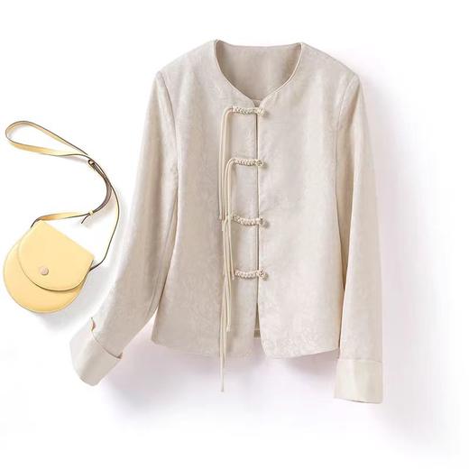 （NO 退）赔钱清 只有一件清【喜出】5851圆领米卡色休闲国风外套 商品图0