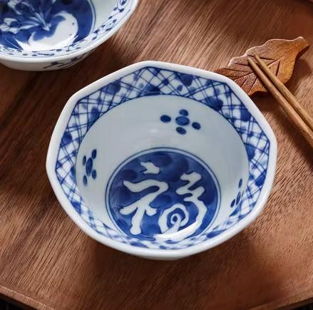 蓝凛堂花伊万里八角小钵（HNI8KK） 商品图1