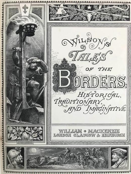 约19世纪后期 威尔逊的边境故事集（卷4） 配多幅精美插图 漆布精装大16开 商品图5