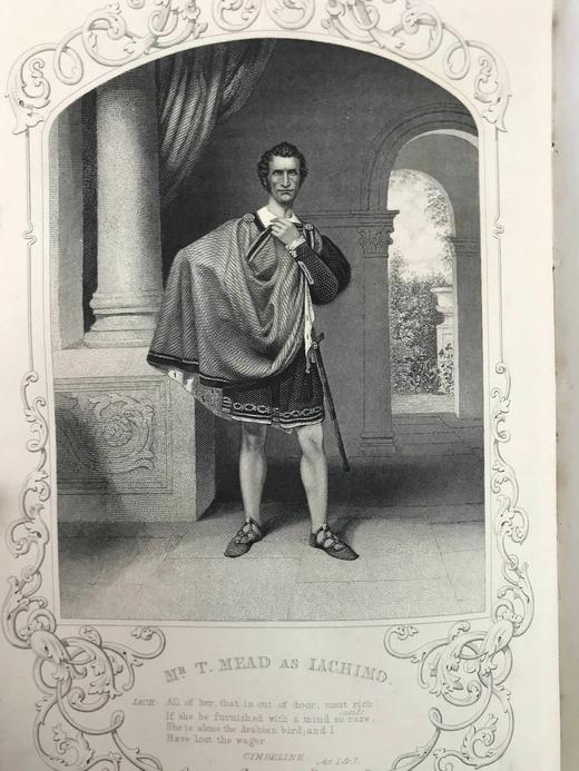 约19世纪后期 莎士比亚作品集（悲剧） 肯尼·梅多斯数百幅版画插图 真皮精装16开 商品图7