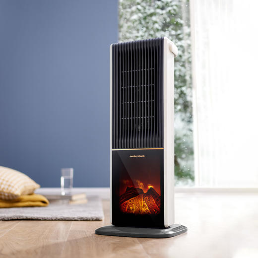 【品牌直供】摩飞石墨烯3D仿真炭火取暖器MR2029 冷暖两用 智能变频省电 商品图8